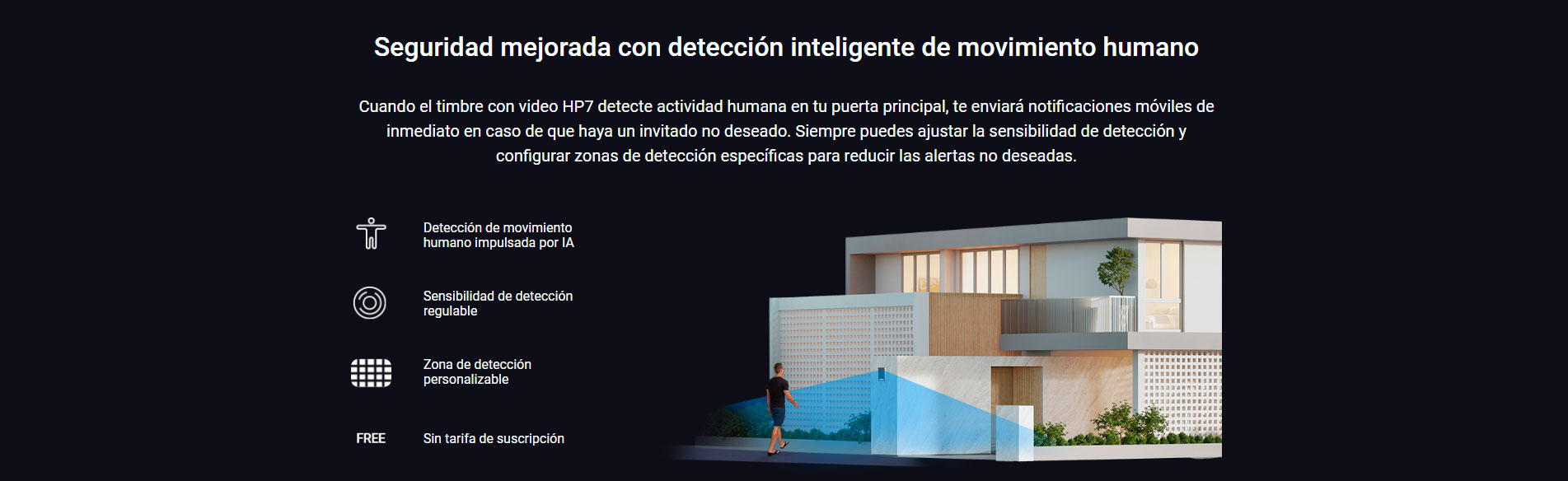 EZVIZ HP7 Pro en instalación residencial